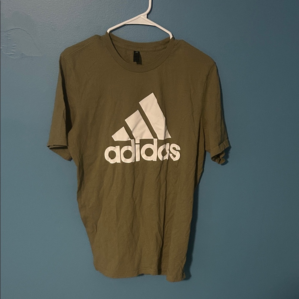 Adidas Men's Short Sleeve Tee in Olive